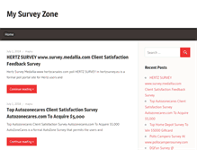 Tablet Screenshot of mysurveyzone.com